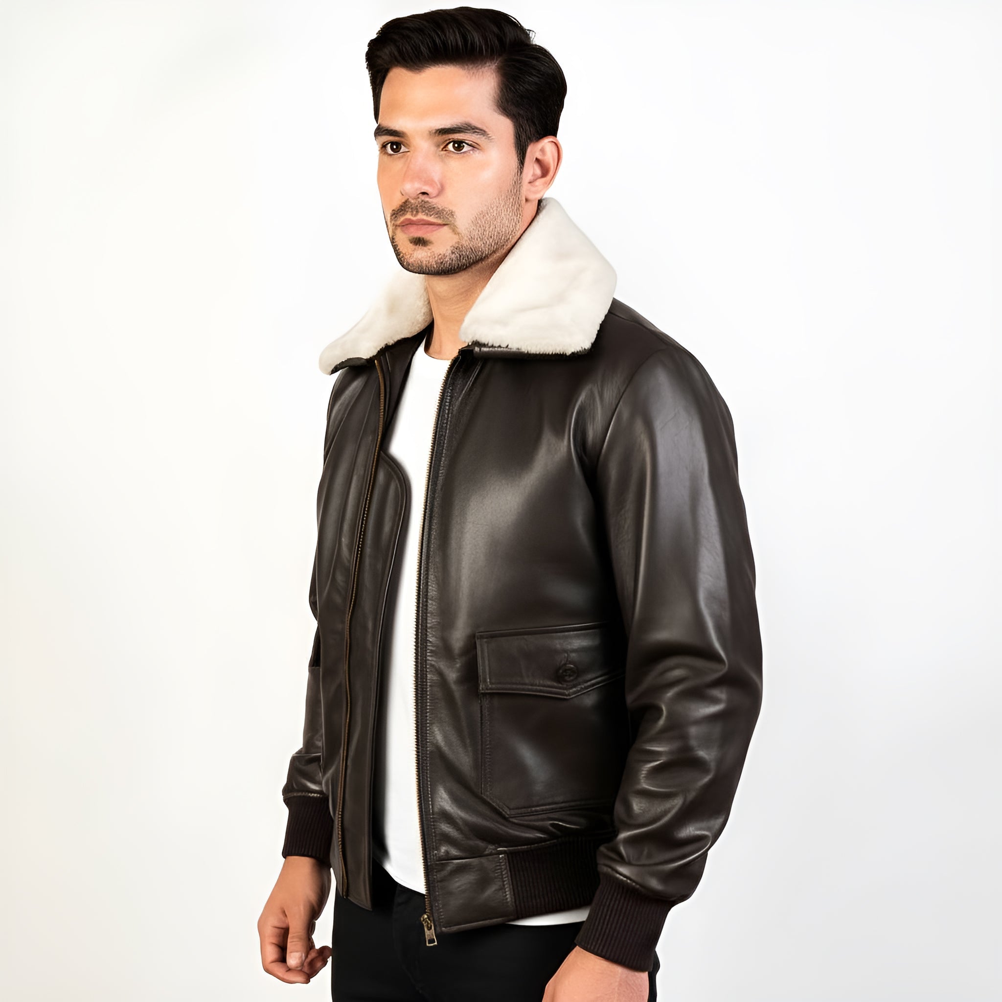 Men's Fur and Shearling Jacket