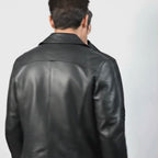 Men’s Sheep Leather Biker Jacket – Rogue Street Edition, Slim-Fit Moto Style, All-Season Wear | Premium Urban Jacket